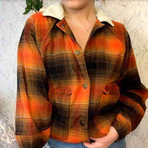 Urban Outfitters Chelsea Flannel Shirt Jacket